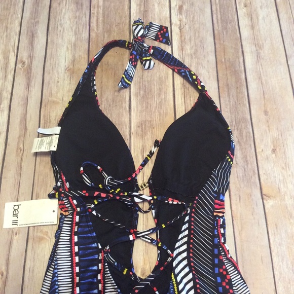 Bar III XS Maillot Vessi Tribal Print Monokini - Picture 9 of 12